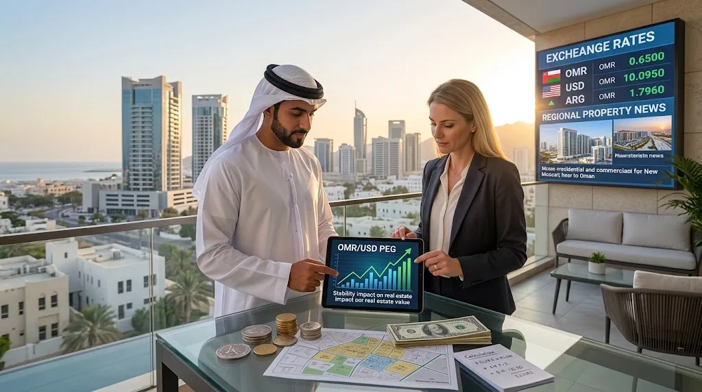 The OMR/USD Peg: What It Actually Means for Property Investors in Oman