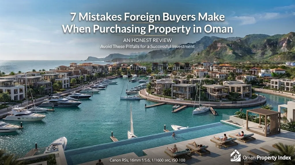 7 Mistakes Foreign Buyers Make When Purchasing Property in Oman